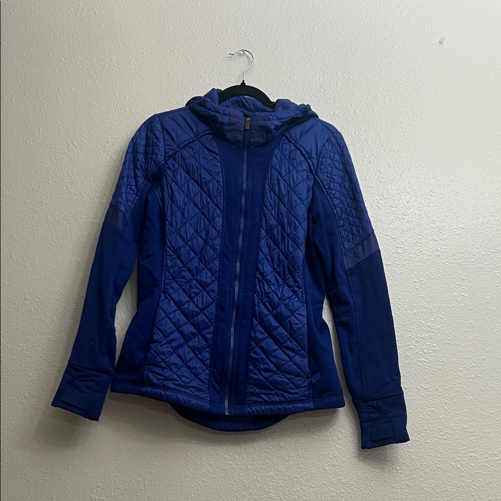 Athleta Women's Deep Blue Quilted Ski Jacket